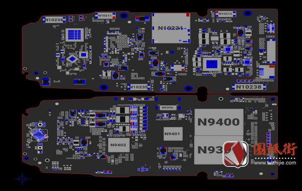 大疆DJL无人机御Mavic Air2-PP001529主板BVR点位图