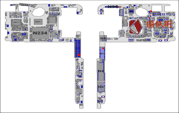 华为P40 HN3ANNVAAM 手机点位图BVR
