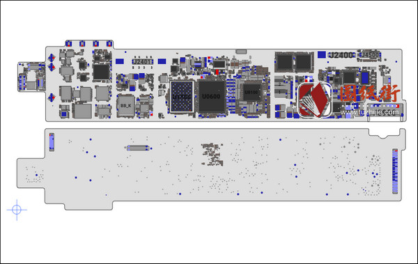 iPad Air4 PV_B_820-02251 J307 4G版苹果平板主板点位图BVR